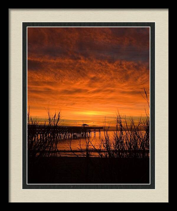 Myrtle Beach Fishing Pier Photo at sunrise by Bob Pardue Photography