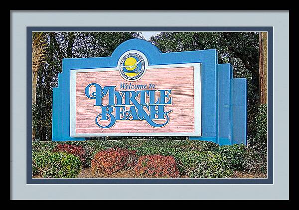 Myrtle Beach Welcome sign photo by Bob Pardue